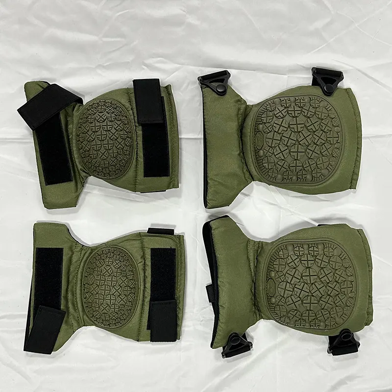 Genouillères tactiques texturées antidérapantes