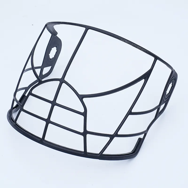 Protection faciale en maille plastique pour casque
