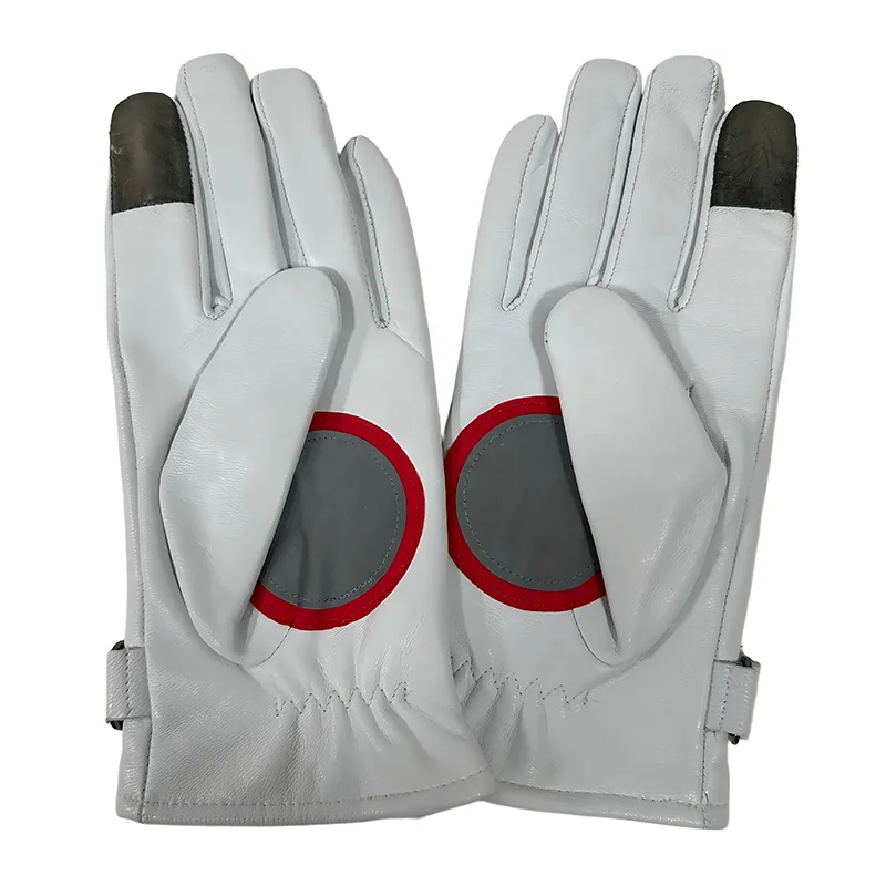 Gants de circulation réfléchissants blancs
